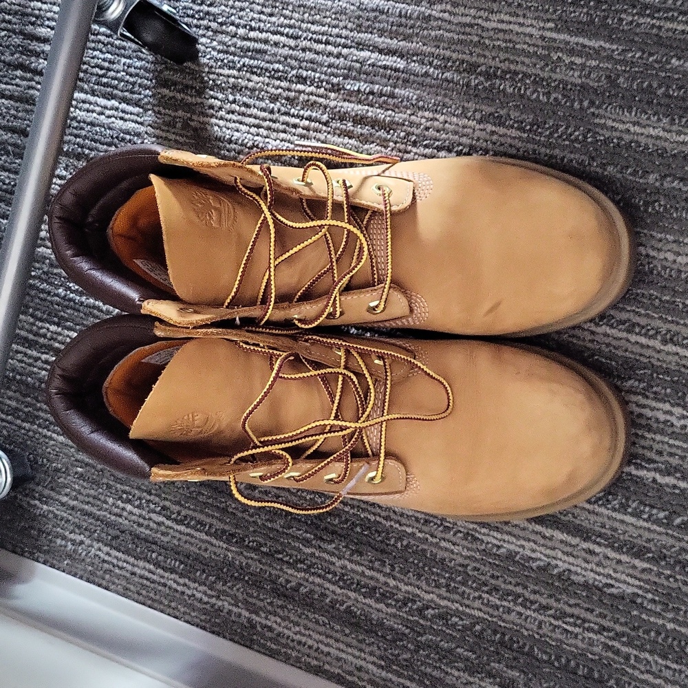 Timberlands with Ortholite. Size 7